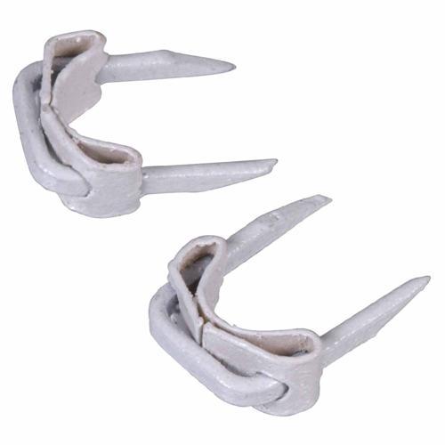 Hillman Insulated Staple 12.7mm Pack of 25 White