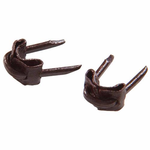 Hillman Insulated Staple 12.7mm Pack of 25 Brown