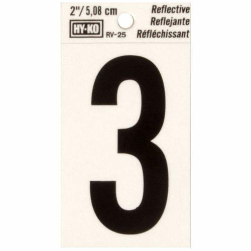 HY-KO Letterbox Number 3 51mm