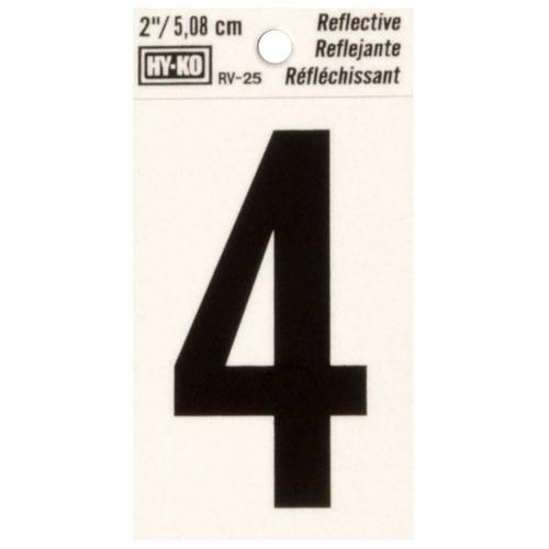 HY-KO Letterbox Number 4 51mm