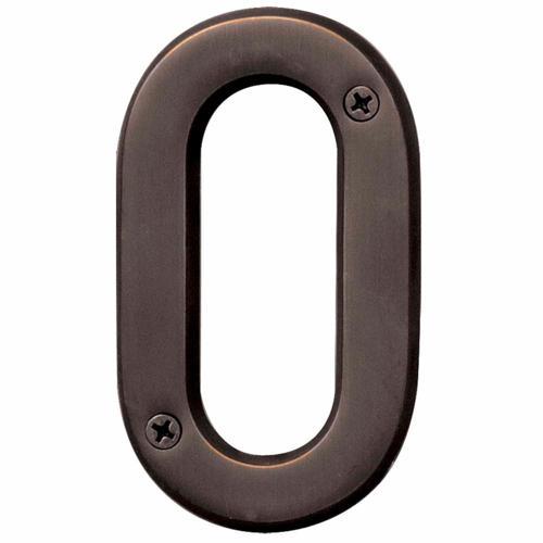 HY-KO Letterbox Number 0 102mm Old World Bronze