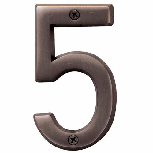HY-KO Letterbox Number 5 102mm Old World Bronze