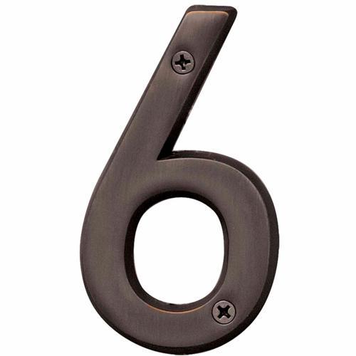 HY-KO Letterbox Number 6 102mm Old World Bronze
