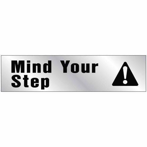 HY-KO Mind Your Step Sign 50mm L: 203mm