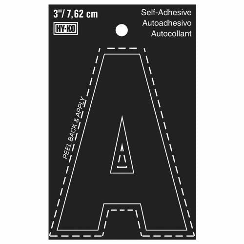 HY-KO Letterbox Letter A 76mm Black