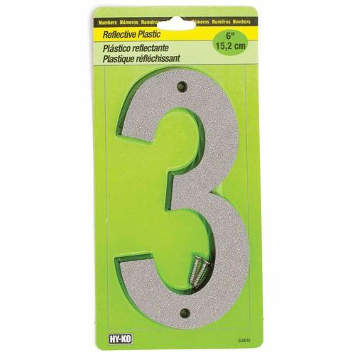 HY-KO Letterbox Number 3 152mm