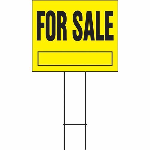 HY-KO For Sale Sign 610mm L: 482mm Yellow