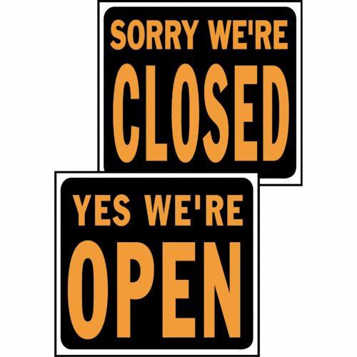 HY-KO Open/Closed Sign 470mm L: 368mm