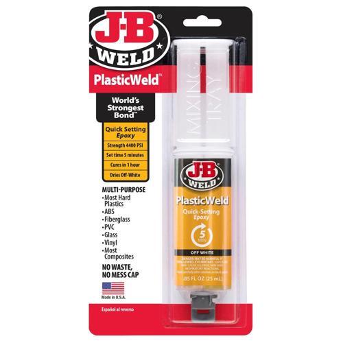 J-B Weld PlasticWeld Epoxy Syringe 25mL