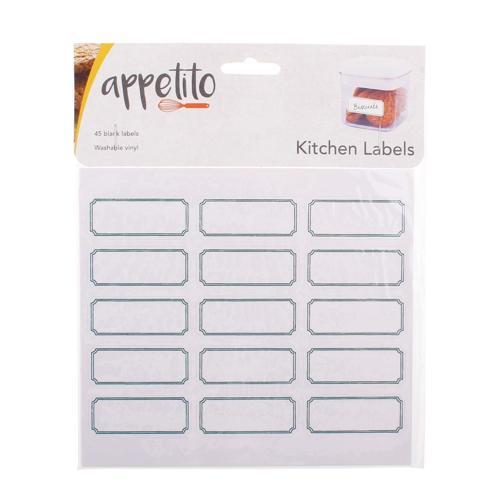 Blank Kitchen Lables