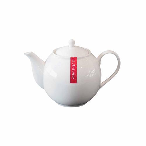 Di Antonio Round Teapot 600mL White
