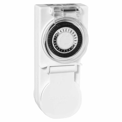 HPM 24 Hour Heavy Duty IP44 Double Pole Timer 127mm 256mm 75mm