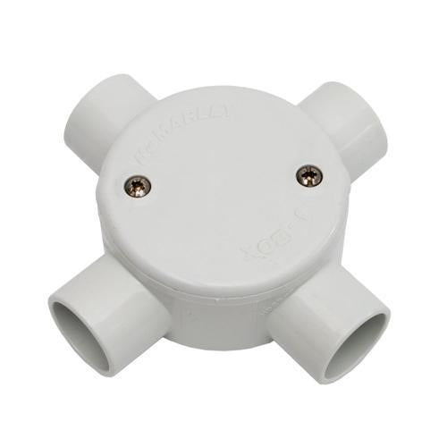Marley Arma Conduit Junction Box 25mm Grey