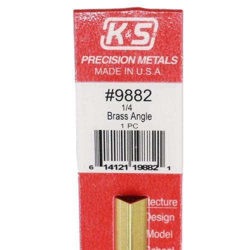 K&S Metal Brass Angle 1/4 X 300mm