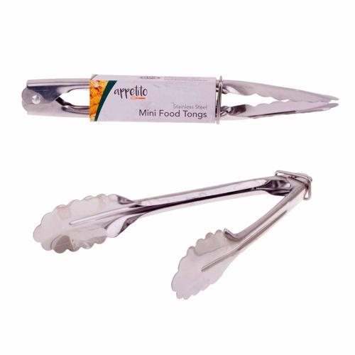 Mini Tongs 18cm Stainless Steel