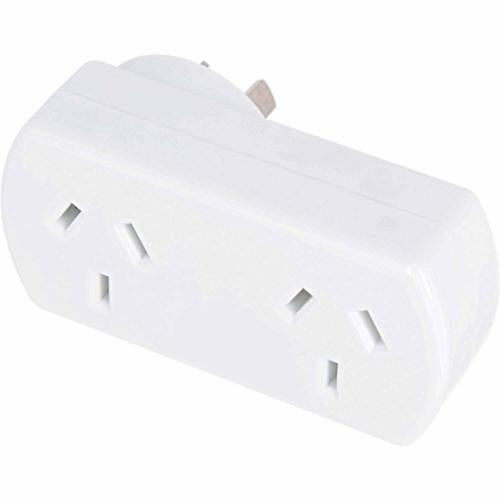 Number 8 Double Adapter Left Handed 2400 Watt White