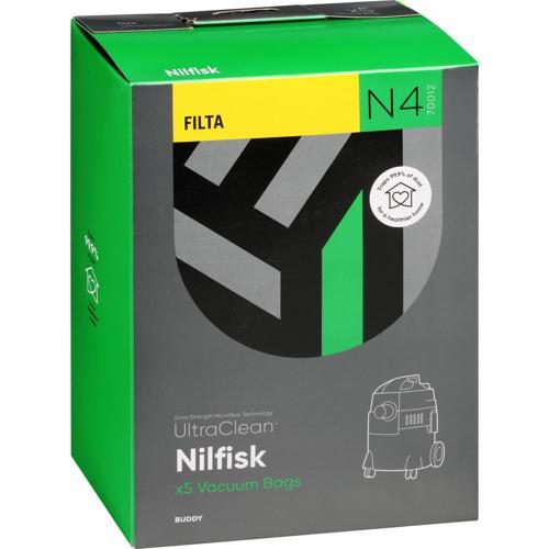 Filta Nilfisk Buddy Vacuum Cleaner Dust Bag 5 Pack of 5