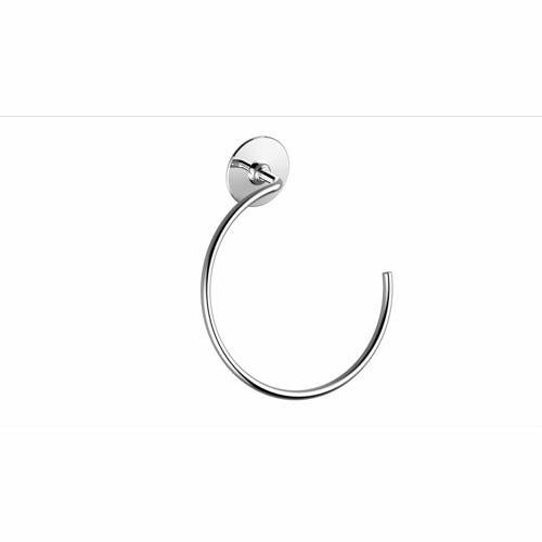 Nouveau Stick-On Towel Ring Chrome