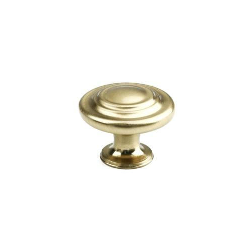 Sylvan Selden Cabinet Knob 25 X 33mm Brushed Brass Finish