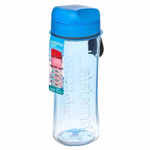 Sistema Hydration Tritan Swift Bottle 600mL Assorted Colours