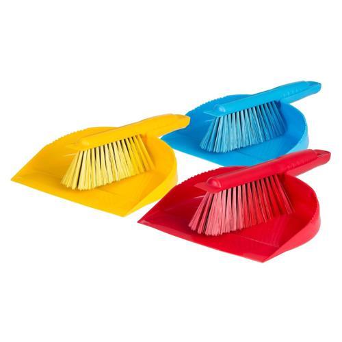 Browns Decorator Series Dustpan And Brush Set 230mm Assorted Colours