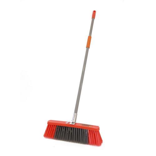 Browns Industrial Yard Broom Complete 355mm Orange/Grey