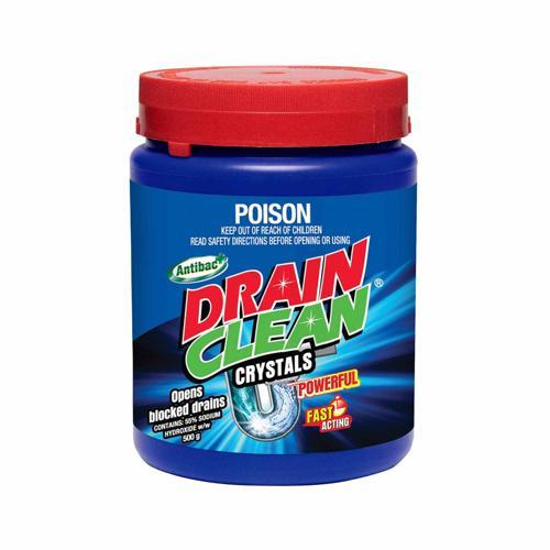 Drain Clean Crystals 500g White