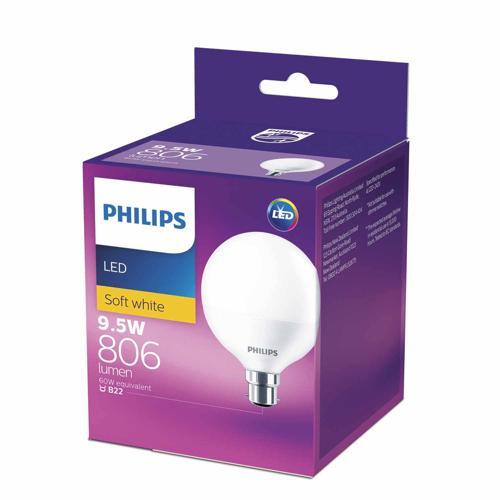 Philips LED G93 B22 Bulb 60 Watt Warm White