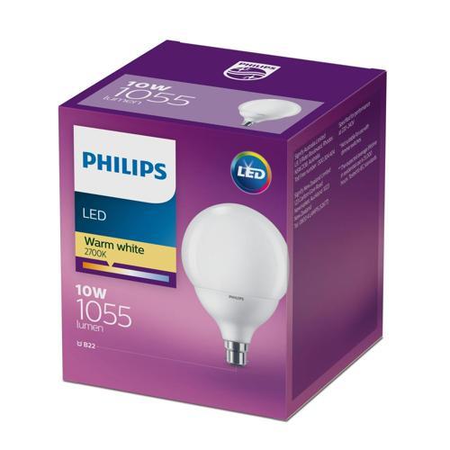 Philips LED G120 B22 Bulb 10 Watt Warm White