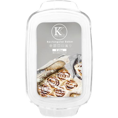 Kates Kitchen Rectangle Baker 2L Clear