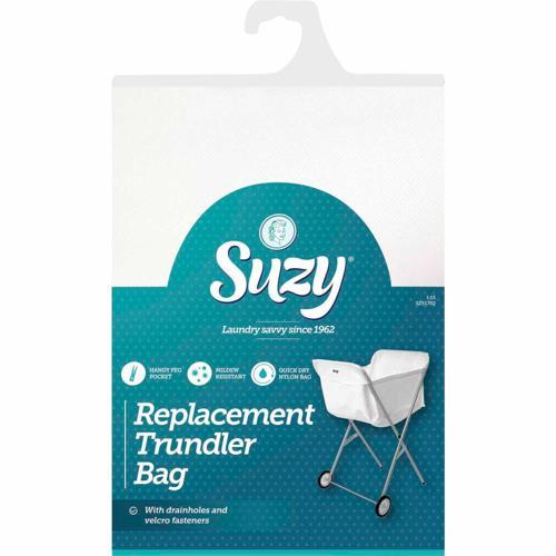 Suzy Replacement Bag For Laundry Trundler 21mmx180mmx295mm White