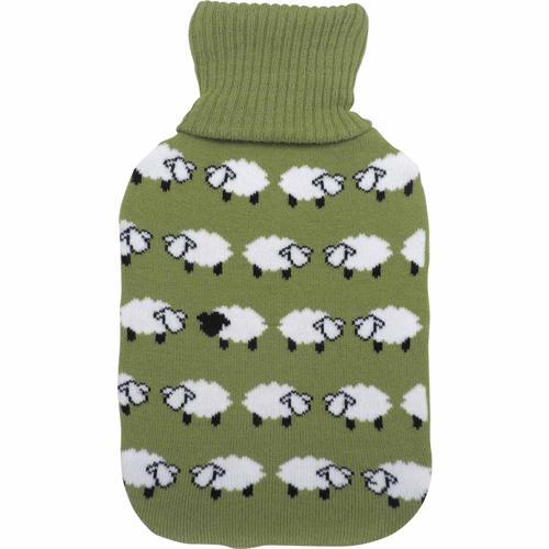 Nouveau Knitted Hot Water Bottle Cover Sheep