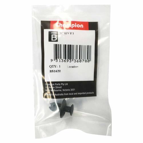 Champion Clip Scrivet 18 X 12 X 8mm Black