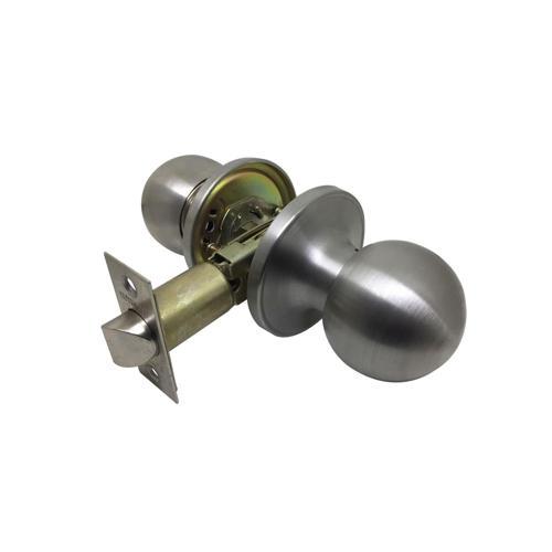 Number 8 Passage Knob Set Satin Stainless Steel Finish Pack of 4