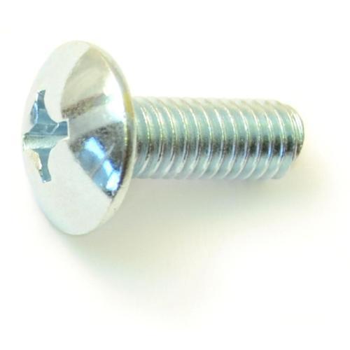 Midwest Fasteners Machine Screw 6mm-1.00 X 16mm Zinc Pack of 2