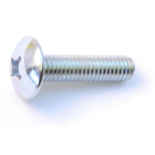 Midwest Fasteners Machine Screw 6mm-1.00 X 25mm Zinc Pack of 2