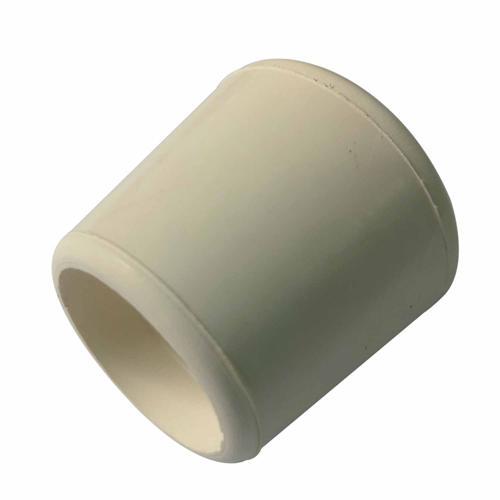 Soft Touch Rubber Chair Tips Pack of 4 28mm White