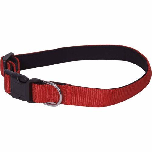 Chic Pets Adjustable Dog Collar Red DC03001M