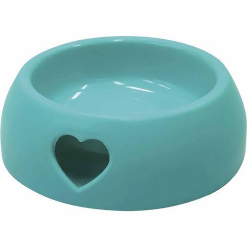Chic Pets Plastic Pet Bowl Blue