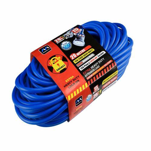 Cordtech Extra Heavy Duty Extension Lead 20m