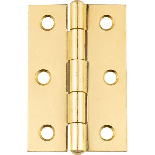 Trio Butt Hinge Fixed 75mm Gold 75mm Gold Pack of 20