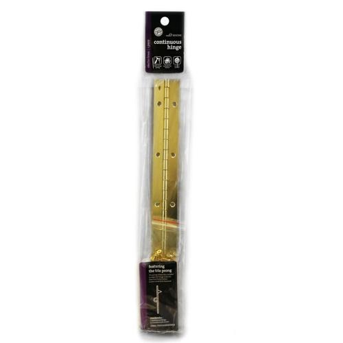 Trio Continuous Hinge 31mm X 300mm Gold Pack of 1