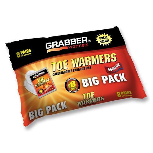 GRABBER WARMERS Toe Warmers 8 Pairs