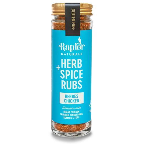 Raptor Naturals Herbes Chicken Rub 90g