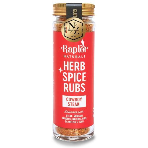 Raptor Naturals Cowboy Steak Rub 95g