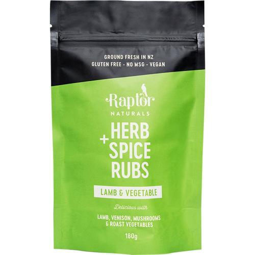 Raptor Naturals Lamb & Vegetable Rub 180g