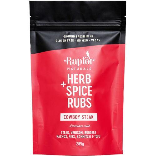 Raptor Naturals Cowboy Steak Rub 285g