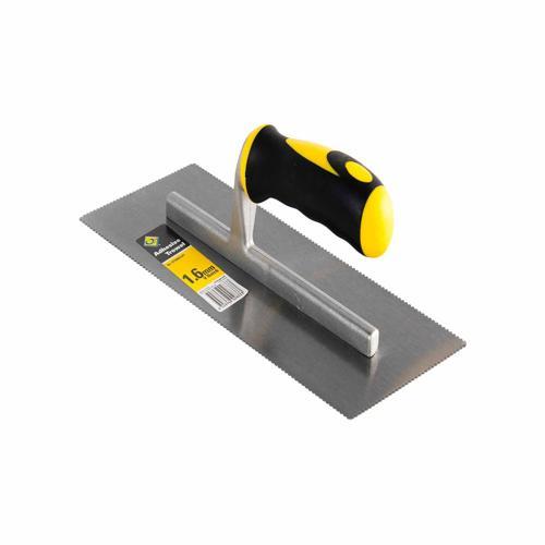QEP Adhesive Trowel V Notch Steel 1.6mm Black & Yellow