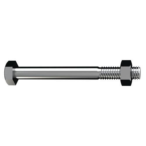 Bremick Engineer Bolts & Nuts M10 X 90mm Zinc Plated Pack of 50