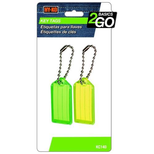 HY-KO Tagd ID Key Chain Pack of 2